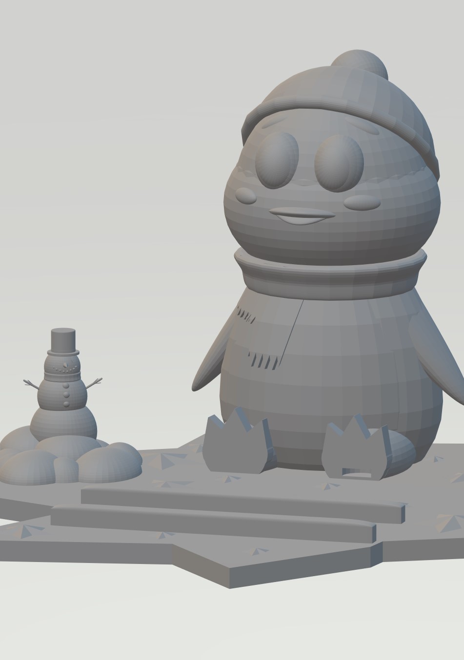 3d model in grey image